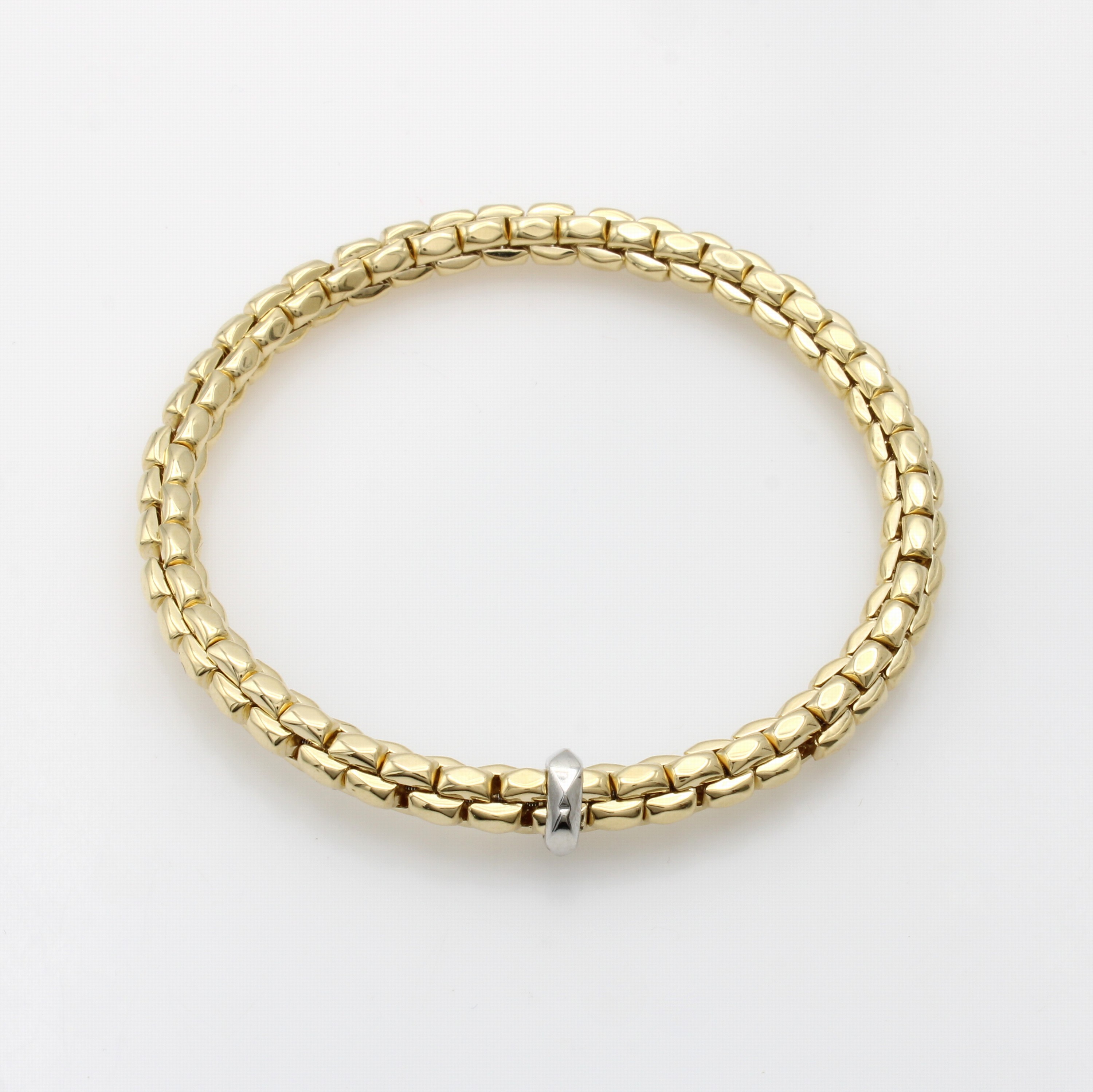 Image 27145910 - Armband, GG 585/000, leicht elastisch, WG-Ring, Stärke ca. 5.5 mm