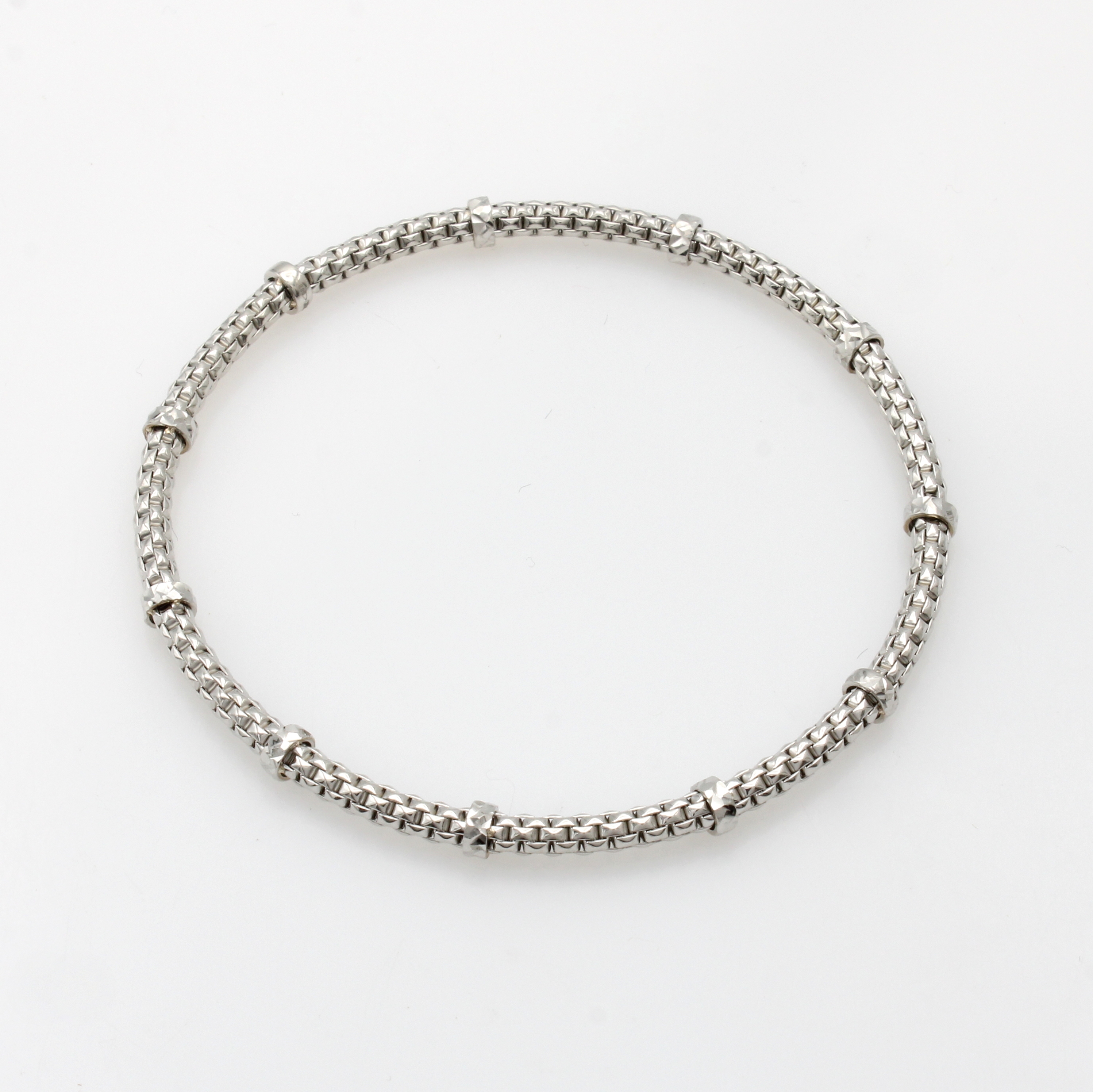 Image 27145926 - Elastisches Armband, WG 585/000, fac. Ringe,Stärke ca. 2 mm