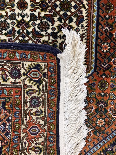 27145916e - Bidjar Kork fein, Persien, Ende 20.Jhd, Korkwolle auf Baumwolle, ca. 335 x 95 cm, ...