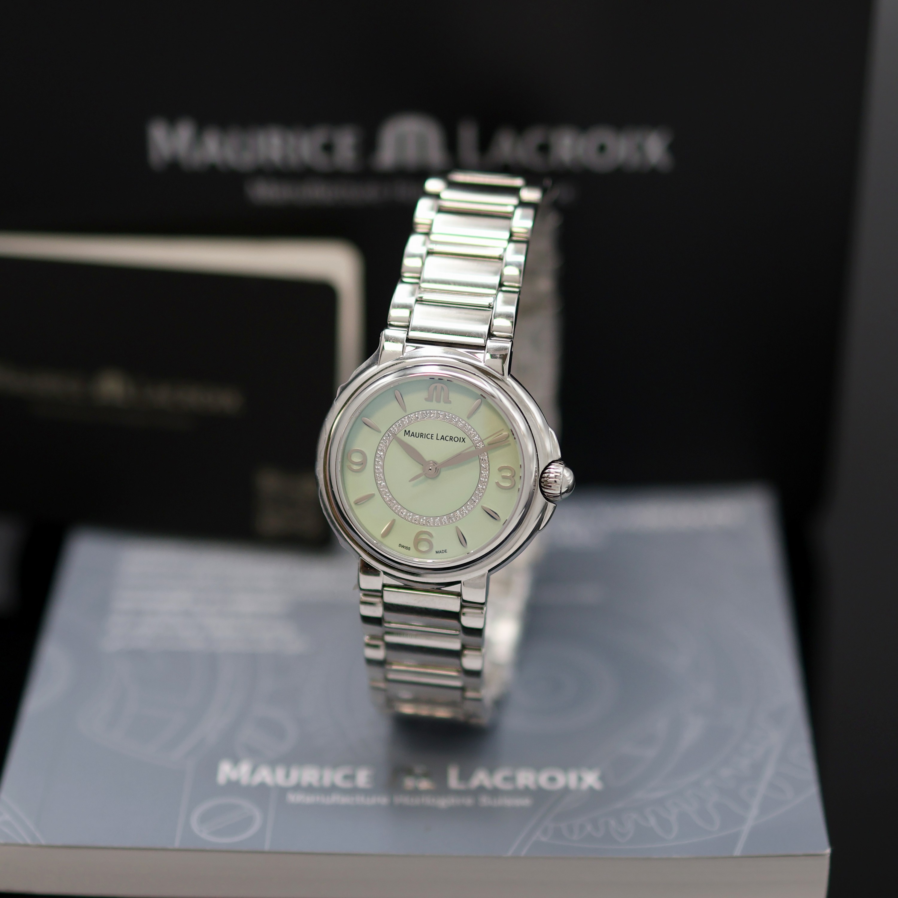Image 27146128 - MAURICE LACROIX FIABA Colours Edition ungetragene Damenarmbanduhr Referenz FA1104, ...