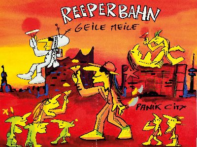 27146124k - Udo Lindenberg, geb. 1946 Gronau, ´Reeperbahn Geile Meile. Panik City´, 2023, num. ...