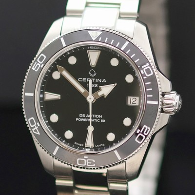 27146129a - CERTINA DS Action Damenarmbanduhr Referenz C032.007.11.051.00, Automatik, Edelstahlgeh. ...
