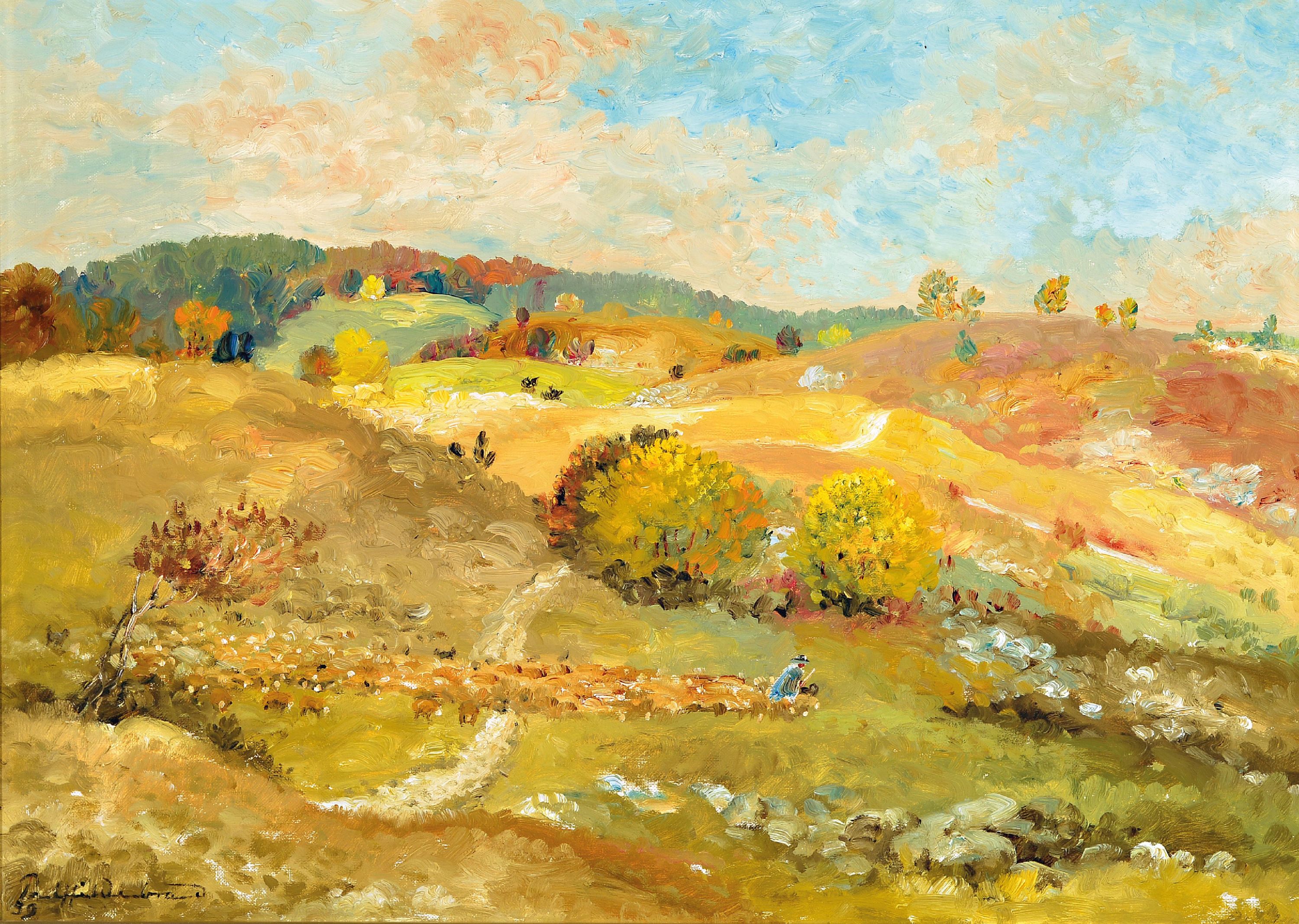 Image 27146346 - Paul Hildenbrand, 1904 Berkheim-1971 Esslingen, Schwäbische Alb bei Laichingen, so ...