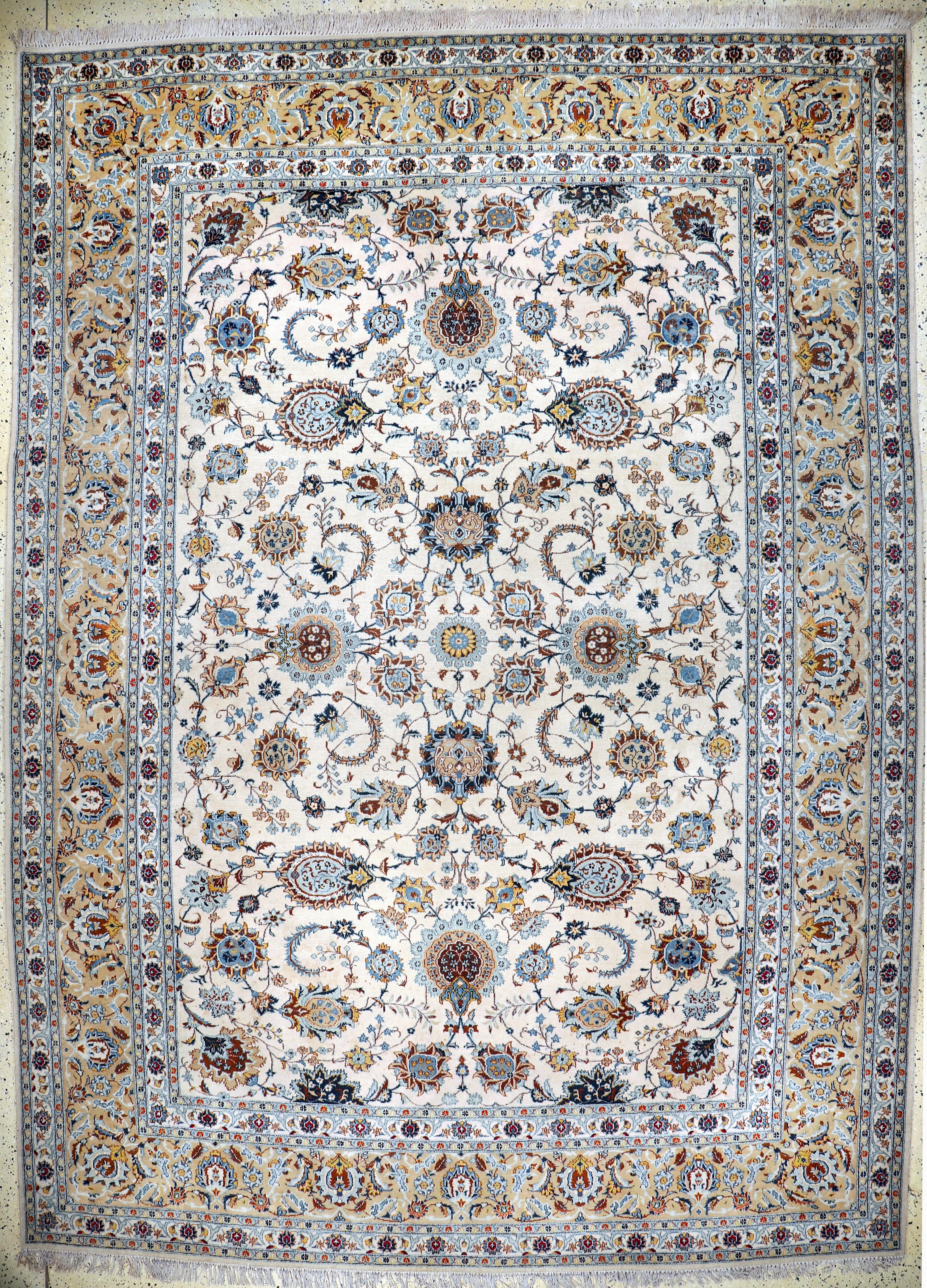 Image 27146392 - Keschan alt, Persien, Mitte 20.Jhd, Wolle auf Baumwolle, ca. 406 x 292 cm, ...
