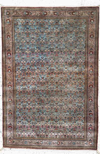 Image Ghom Seide, Persien, Mitte 20.Jhd, reine Naturseide, ca. 157 x 108 cm, ...