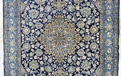 27146391b - Ghom alt, Persien, Mitte 20.Jhd, Wolle mit Seide, ca. 220 x 142 cm, EHZ: 2 ...