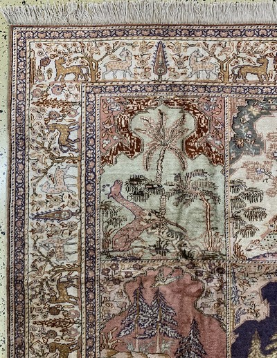27146410c - Kayseri Flosch, Türkei, Mitte 20.Jhd, merzerisierte Baumwolle, ca. 283 x 200 cm, EHZ: ...