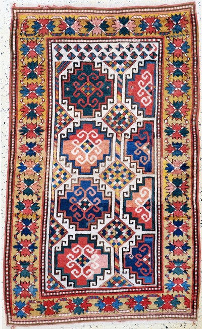 Image ´Mogan´Kazak antik, Kaukasus, 19.Jhd, Wolleauf Wolle, ca. 165 x 104 cm, EHZ: ...