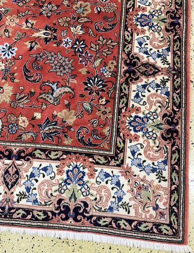 27146476a - Yazd fine, Persia, late 20th century, corkwoolon cotton, approx. 290 x 190 cm, condition: ...