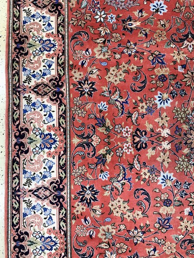 27146476c - Yazd fine, Persia, late 20th century, corkwoolon cotton, approx. 290 x 190 cm, condition: ...