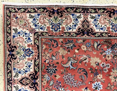 27146476f - Yazd fine, Persia, late 20th century, corkwoolon cotton, approx. 290 x 190 cm, condition: ...