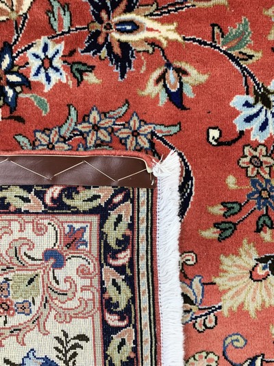 27146476h - Yazd fine, Persia, late 20th century, corkwoolon cotton, approx. 290 x 190 cm, condition: ...