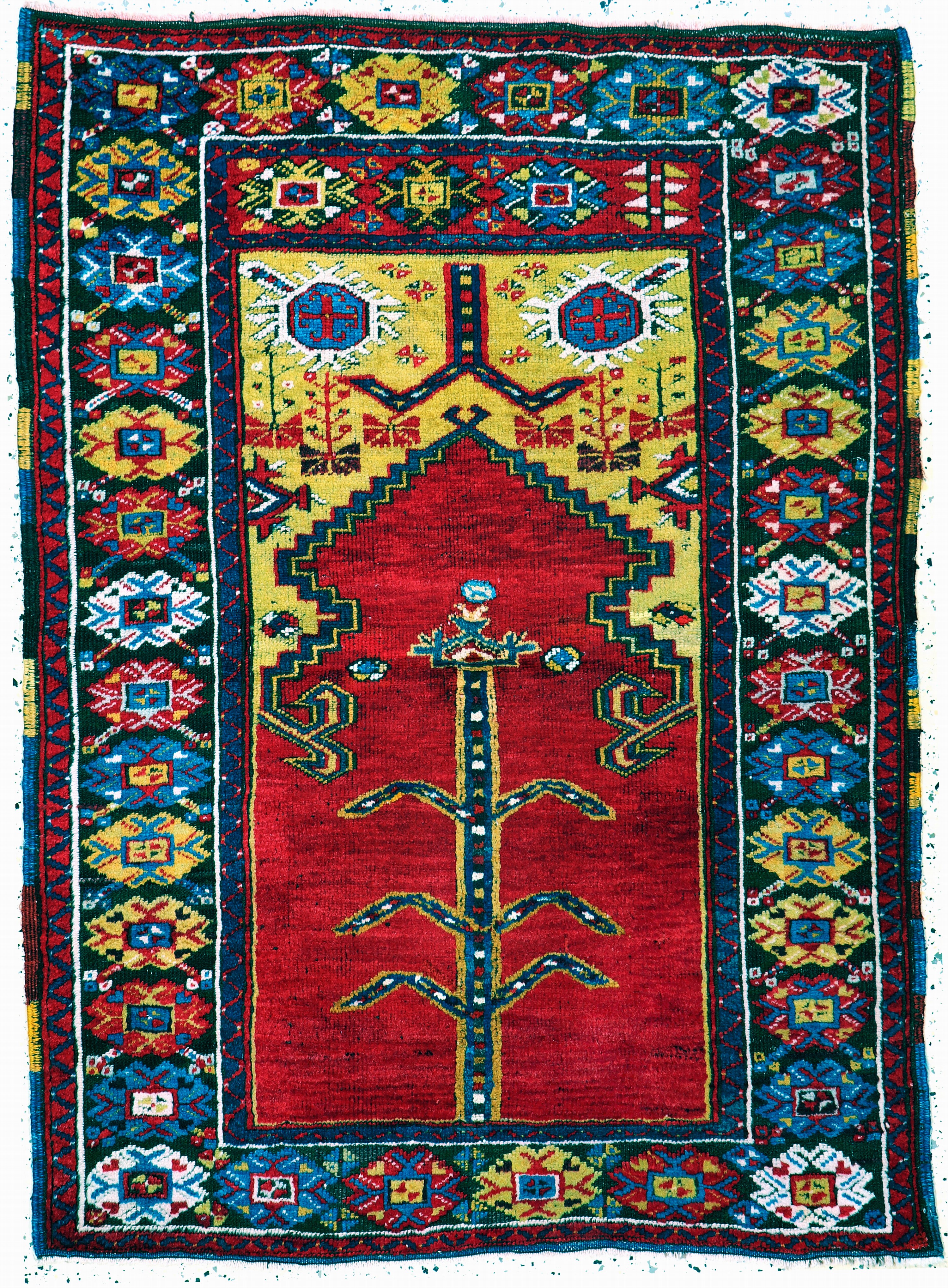 Image 27146543 - Kirsehir antik, Türkei, 19.Jhd, Wolle auf Wolle, ca. 149 x 109 cm, EHZ: 2 ...