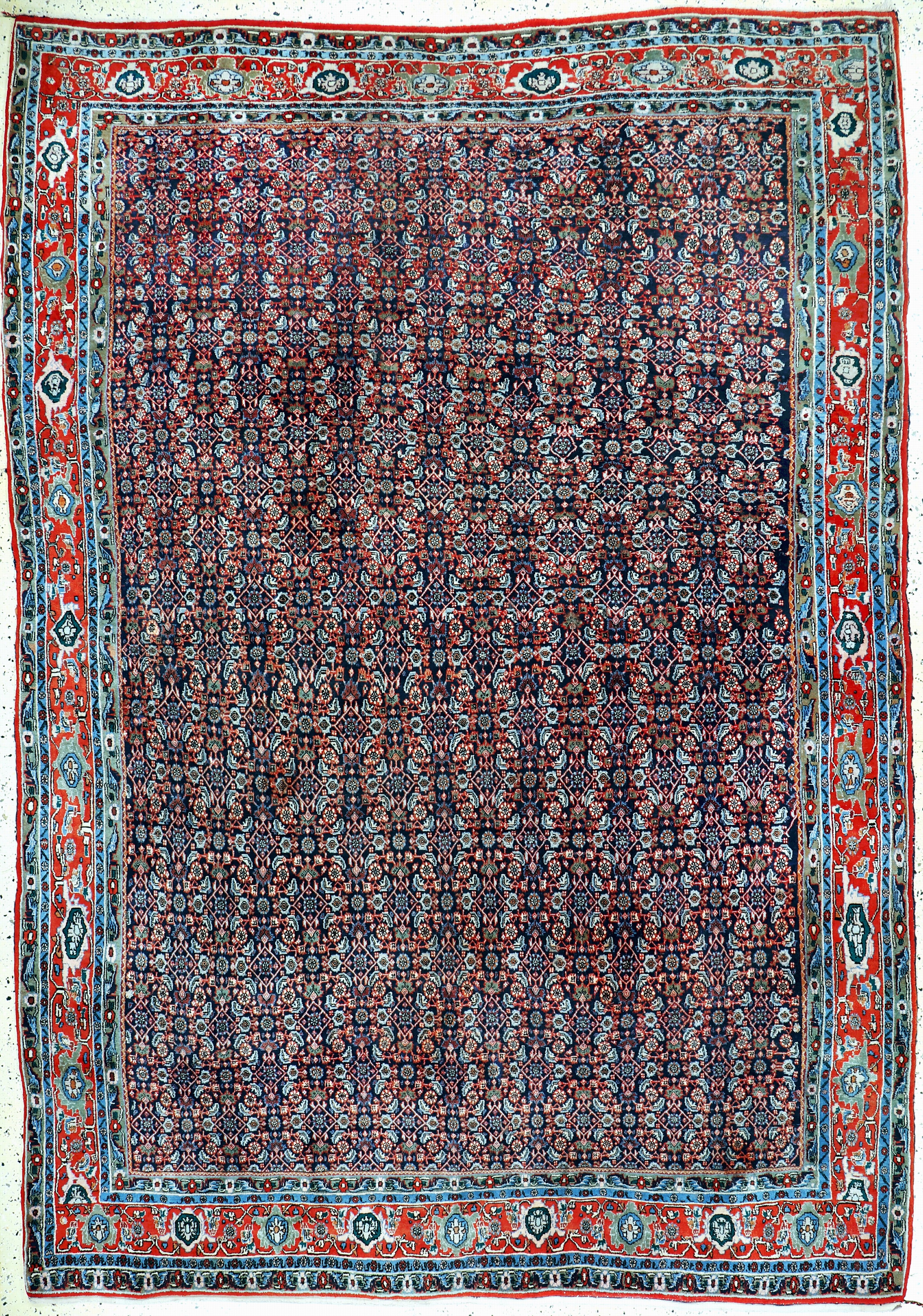 Image 27146571 - Bidjar alt, Persien, Mitte 20.Jhd, Wolle auf Baumwolle, ca. 332 x 234 cm, verblasst, ...