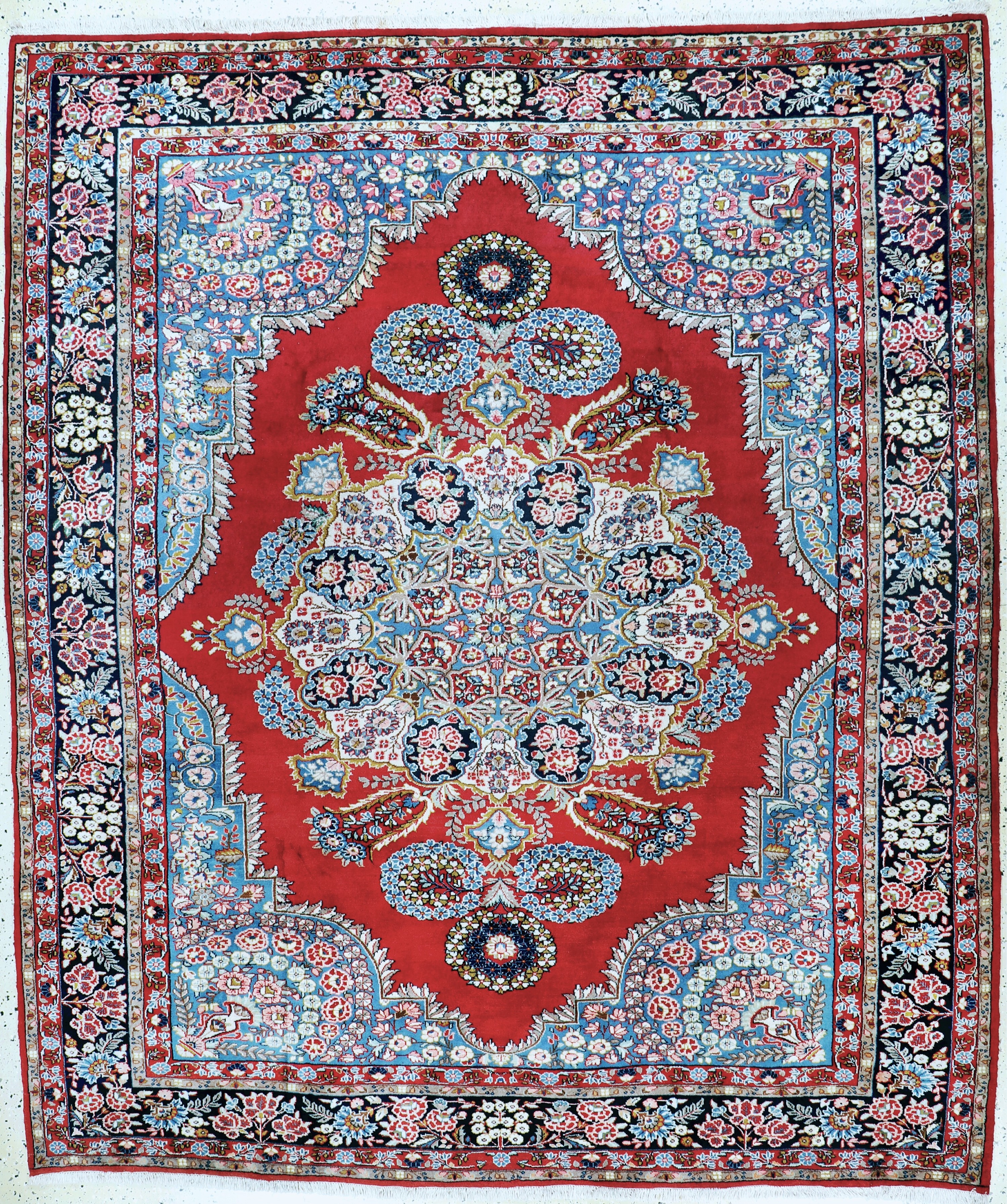 Image 27146578 - Yazd, Persien, Ende 20.Jhd, Wolle auf Baumwolle, ca. 293 x 250 cm, EHZ: 2 Schätzpreis: ...