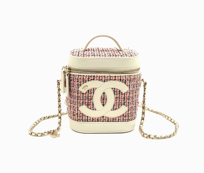 CHANEL VANITY TASCHE VINTAGE A26 -Breite: 14 cm ...