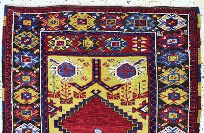 27146543a - Kirsehir antik, Türkei, 19.Jhd, Wolle auf Wolle, ca. 149 x 109 cm, EHZ: 2 ...