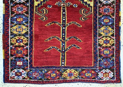 27146543b - Kirsehir antik, Türkei, 19.Jhd, Wolle auf Wolle, ca. 149 x 109 cm, EHZ: 2 ...