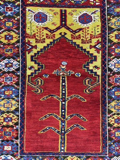 27146543c - Kirsehir antik, Türkei, 19.Jhd, Wolle auf Wolle, ca. 149 x 109 cm, EHZ: 2 ...