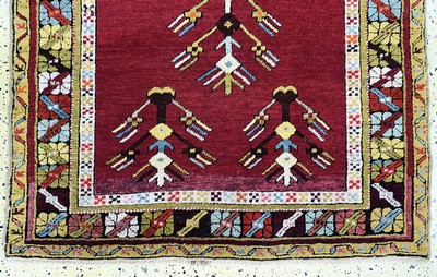 27146545a - Mucur antik, Türkei, 19.Jhd, Wolle auf Wolle, ca. 147 x 95 cm, EHZ: 2 Schätzpreis: ...