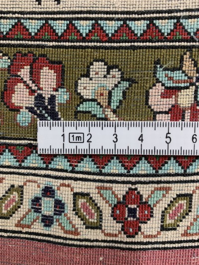27146551i - Ghom Seide Persien, signiert´Sadeghzadeh´, Mitte 20.Jhd, reine Naturseide, ca. 349 x ...
