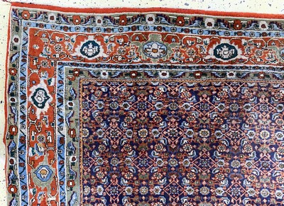 27146571f - Bidjar alt, Persien, Mitte 20.Jhd, Wolle auf Baumwolle, ca. 332 x 234 cm, verblasst, ...