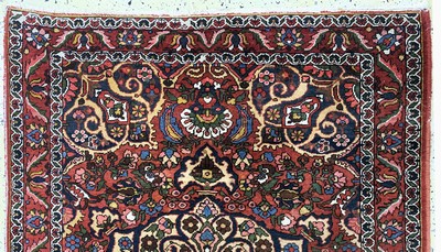 27146598a - Saman Bachtiar, Persien, Mitte 20.Jhd, Wolle auf Baumwolle, ca. 200 x 136 cm, EHZ: 2 ...