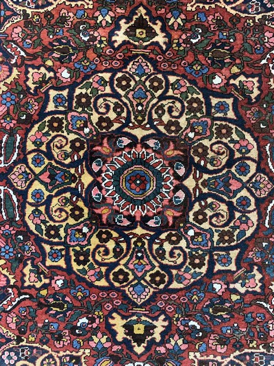 27146598c - Saman Bachtiar, Persien, Mitte 20.Jhd, Wolle auf Baumwolle, ca. 200 x 136 cm, EHZ: 2 ...