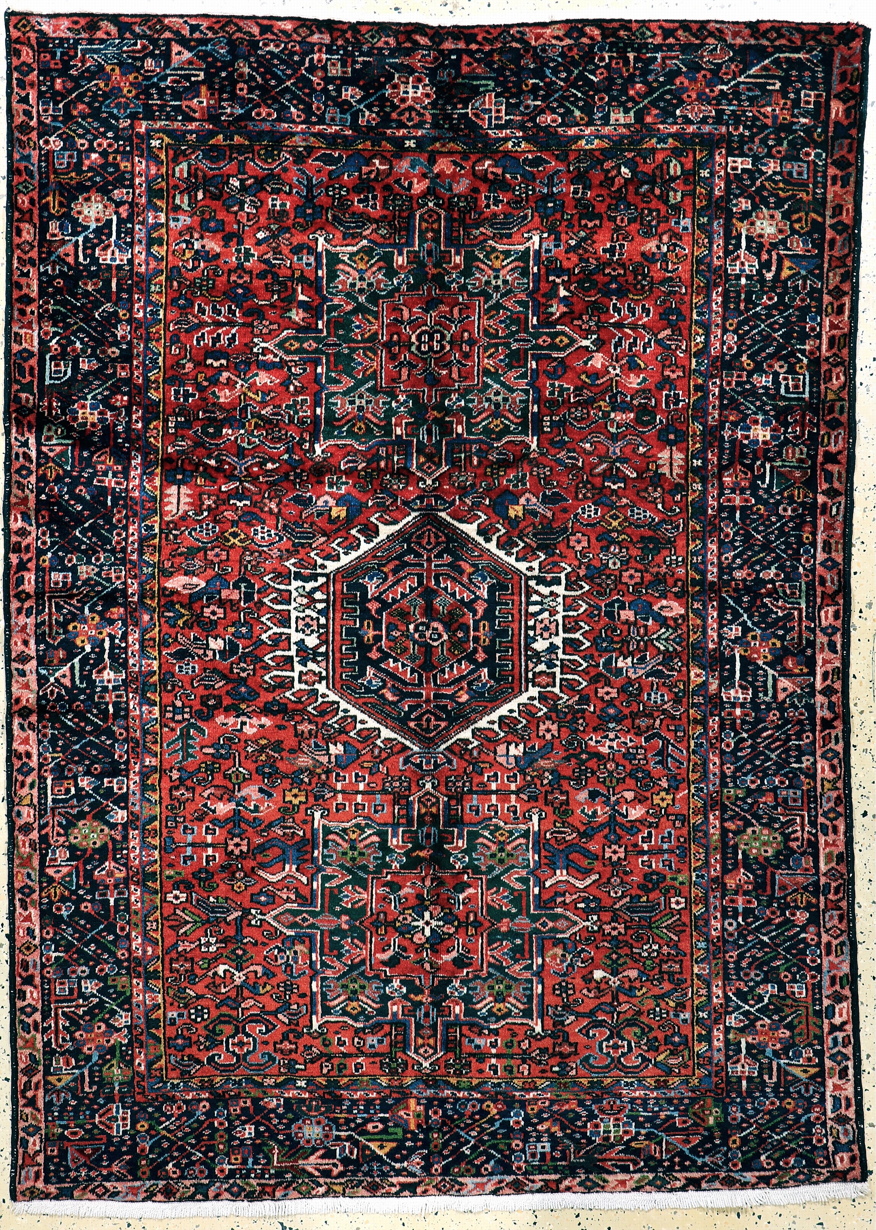 Image 27146636 - Garadjeh alt, Persien, Anfang 20.Jhd, Wolle auf Baumwolle, ca. 200 x 144 cm, gereinigt, ...