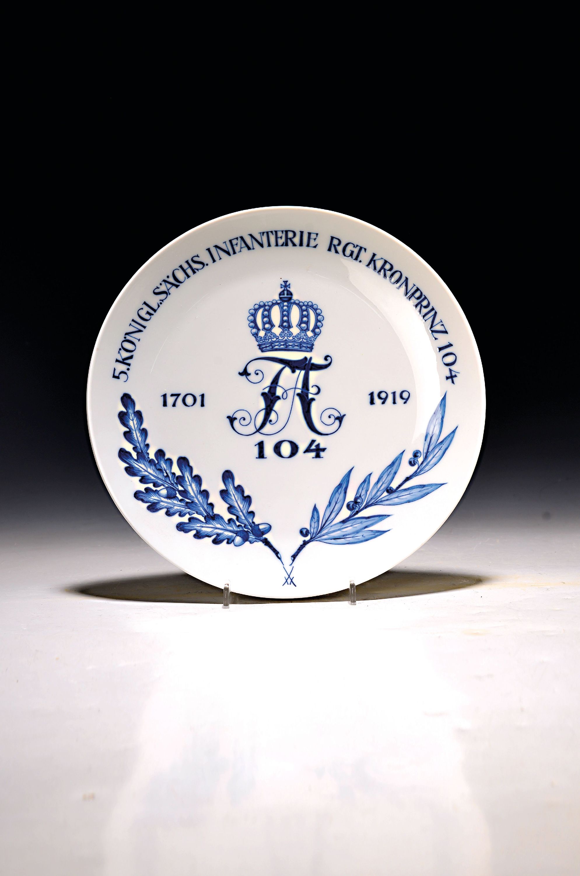 Image 27146654 - Reservistenteller, Meissen, 1919, 5. Königl. Sächs. Infanterie RGT Kronprinz 104, ...