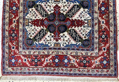 27146602c - Ghom alt, Persien, Mitte 20.Jhd, Wolle auf Baumwolle, ca. 227 x 141 cm, EHZ: 2 ...