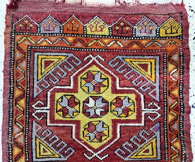 27146674h - 6 Lots Yastik, Türkei & Turkmenistan, Anfang 20.Jhd, Wolle auf Wolle, ca. 120 x 65 cm, ...
