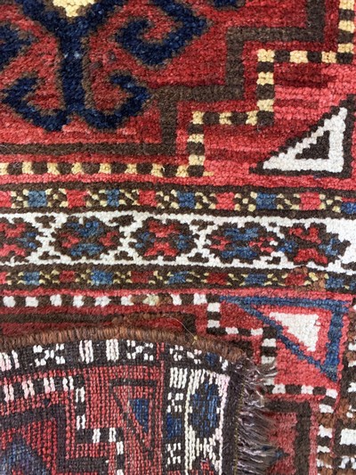 27146674o - 6 Lots Yastik, Türkei & Turkmenistan, Anfang 20.Jhd, Wolle auf Wolle, ca. 120 x 65 cm, ...