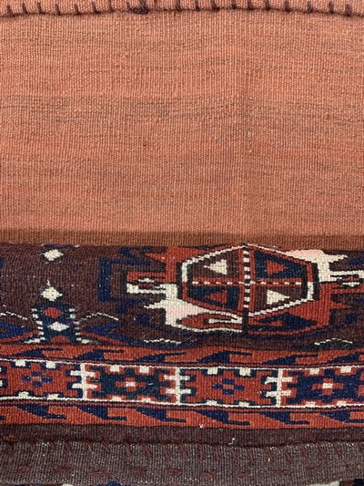 27146677c - 2 Lots Tschowal, Turkmenistan, Mitte 20.Jhd, Wolle auf Wolle, ca. 125 x 72 cm, EHZ:2 ...