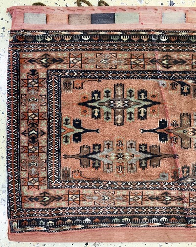 27146677e - 2 Lots Tschowal, Turkmenistan, Mitte 20.Jhd, Wolle auf Wolle, ca. 125 x 72 cm, EHZ:2 ...
