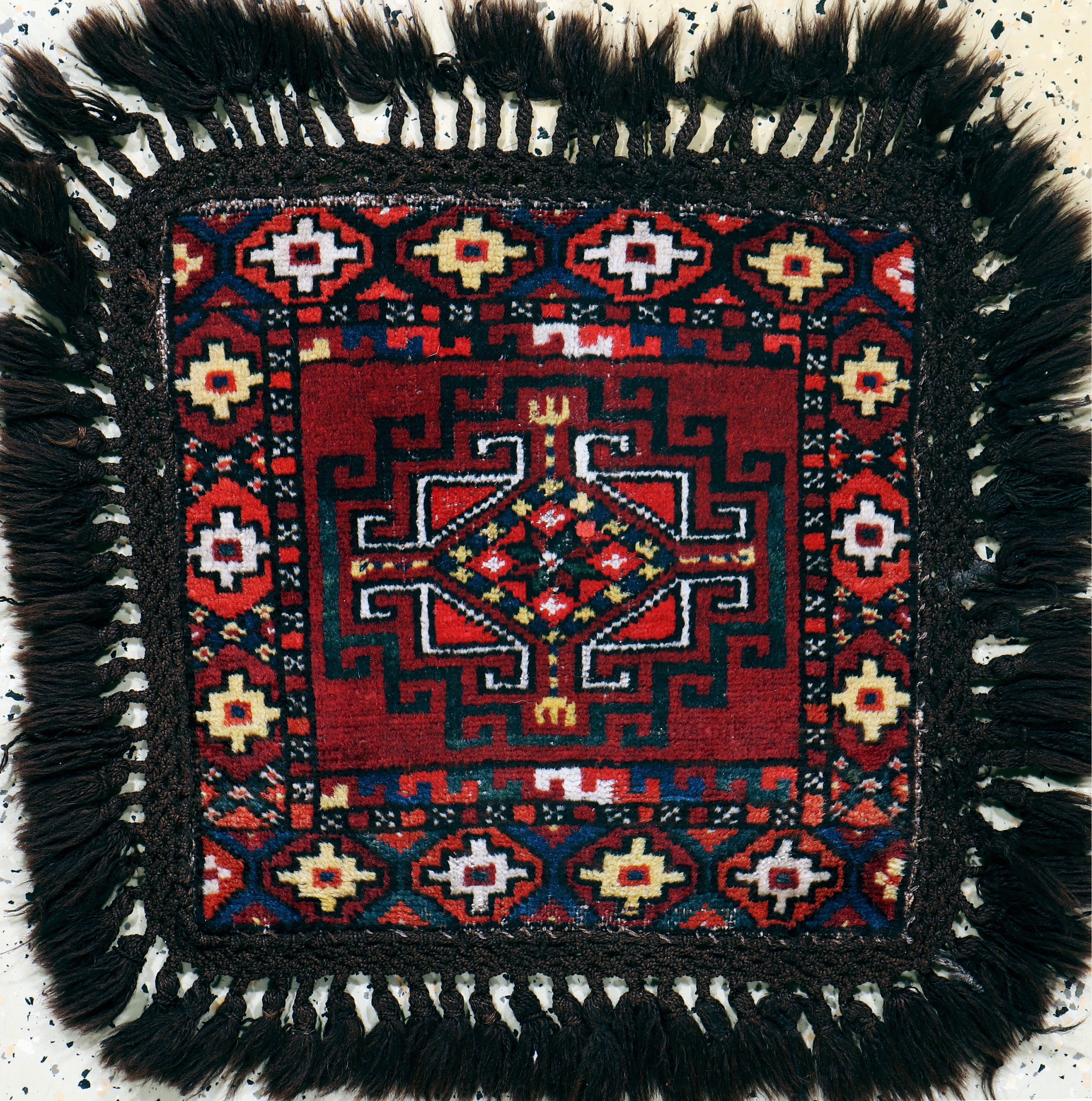 Image 27146735 - Karakalpak, Uzbekistan, Anfang 20.Jhd, Wolle auf Wolle, ca. 50 x 50 cm, EHZ: 2 ...