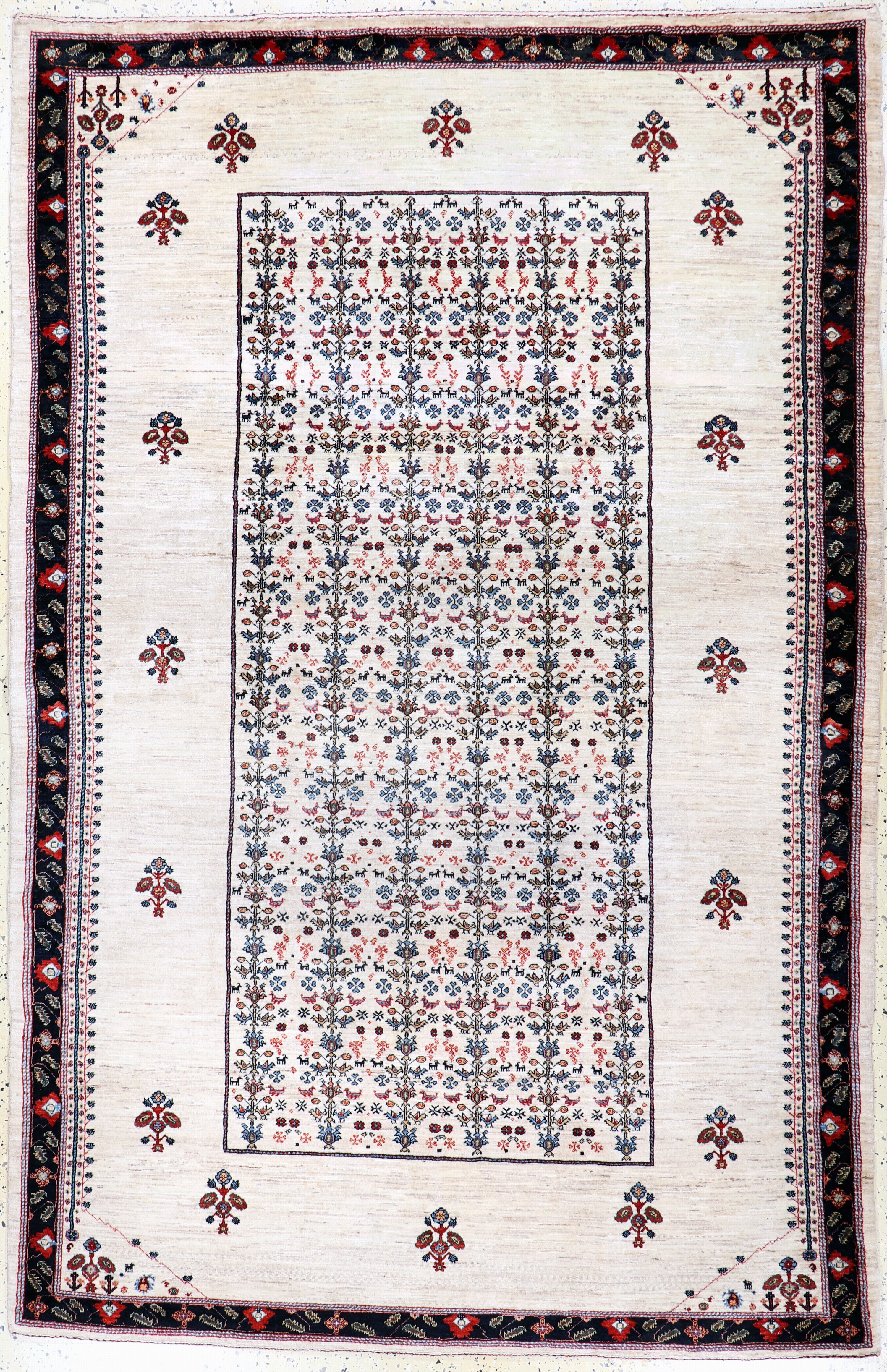 Image 27146768 - Gabbeh fein Loribaft, Persien, Ende 20.Jhd,Korkwolle auf Wolle, ca. 298 x 194 cm, EHZ: ...