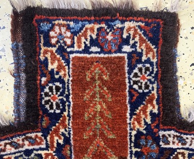 27146734a - Ghaschgai´Salztaschenfront´, Persien, Anfang 20.Jhd, Wolle auf Wolle, ca. 76 x 64 cm, ...
