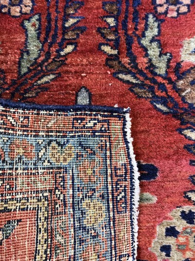 27146751c - 4 Lots Sarogh, Persien, Anfang 20.Jhd, Wolle auf Baumwolle, ca. 148 x 61 cm & ca. 74 x ...