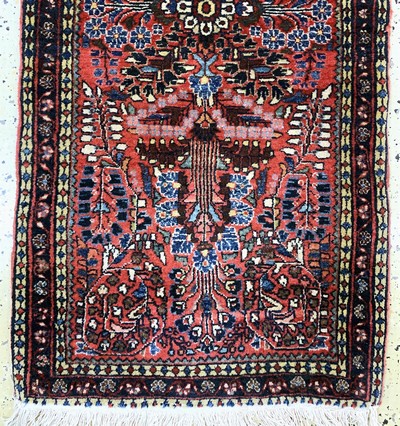27146751e - 4 Lots Sarogh, Persien, Anfang 20.Jhd, Wolle auf Baumwolle, ca. 148 x 61 cm & ca. 74 x ...