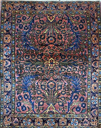 27146751g - 4 Lots Sarogh, Persien, Anfang 20.Jhd, Wolle auf Baumwolle, ca. 148 x 61 cm & ca. 74 x ...