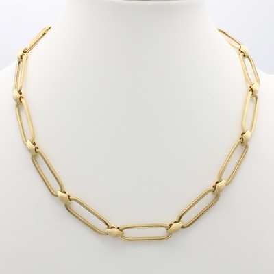 Image Gliederkette, GG 585/000, ovale Glieder, rautenförm. Elemente feinsatiniert, ...