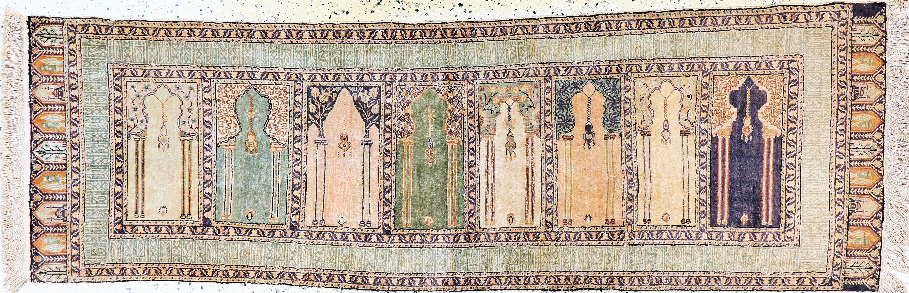 Image 27147092 - Kayseri#´Saf#´old, Turkey, mid-20th century, mercerized cotton, approx. 237 x 76 cm, ...