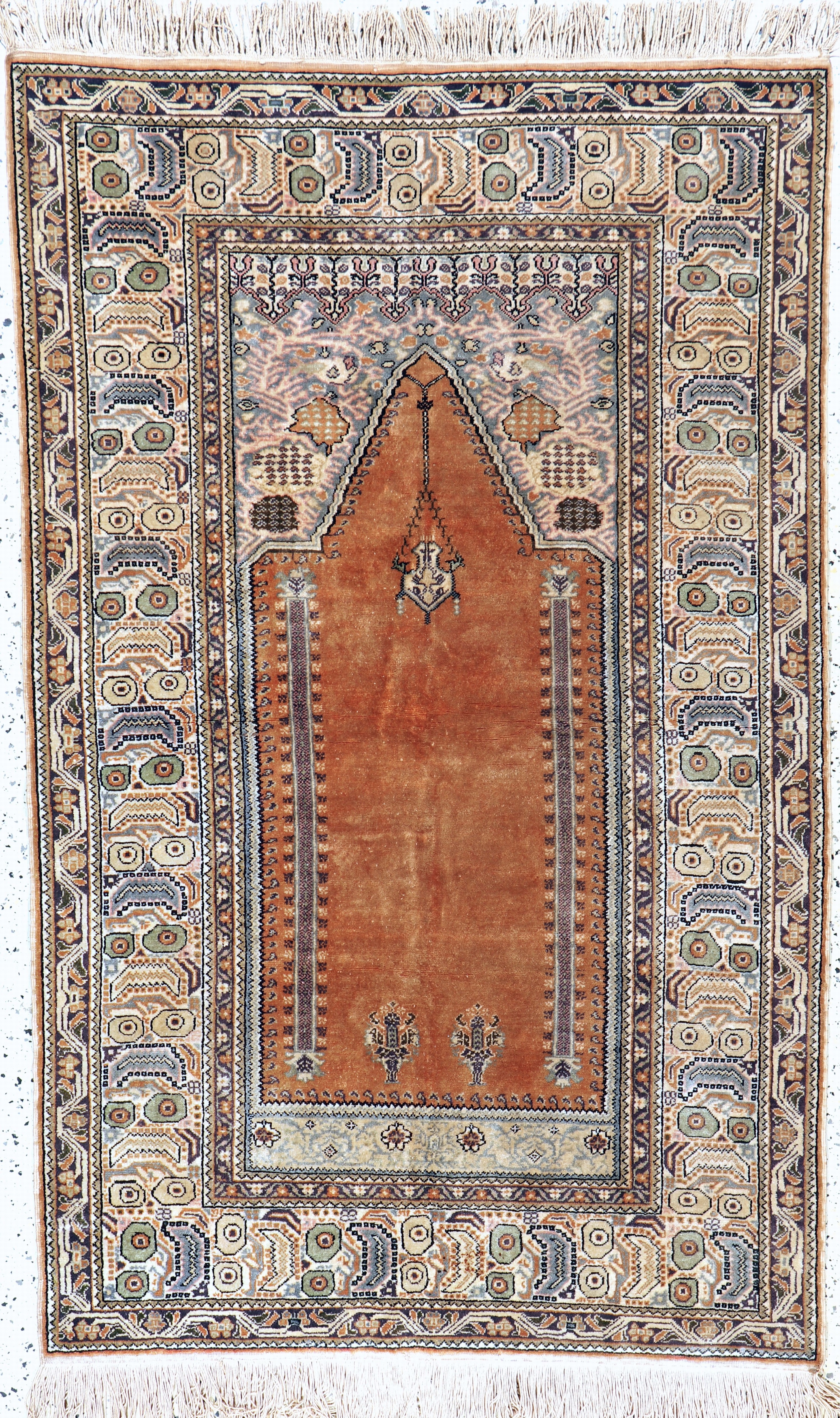 Image 27147093 - Kayseri Flosch, Türkei, Mitte 20.Jhd, merzerisierte Baumwolle, ca. 182 x 115 cm, EHZ: ...