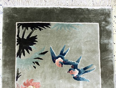 27147074e - 2 Lots Seidenteppiche, China, Ende 20.Jhd, reine Naturseide, ca. 125 x 70 cm, EHZ: 2 ...