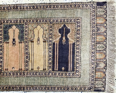 27147092c - Kayseri#´Saf#´old, Turkey, mid-20th century, mercerized cotton, approx. 237 x 76 cm, ...