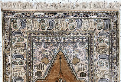 27147093a - Kayseri Flosch, Türkei, Mitte 20.Jhd, merzerisierte Baumwolle, ca. 182 x 115 cm, EHZ: ...