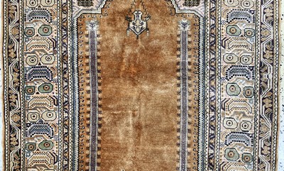 27147093b - Kayseri Flosch, Türkei, Mitte 20.Jhd, merzerisierte Baumwolle, ca. 182 x 115 cm, EHZ: ...