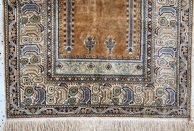 27147093c - Kayseri Flosch, Türkei, Mitte 20.Jhd, merzerisierte Baumwolle, ca. 182 x 115 cm, EHZ: ...