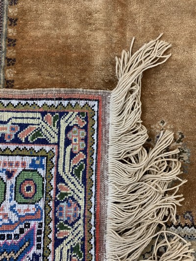 27147093e - Kayseri Flosch, Türkei, Mitte 20.Jhd, merzerisierte Baumwolle, ca. 182 x 115 cm, EHZ: ...